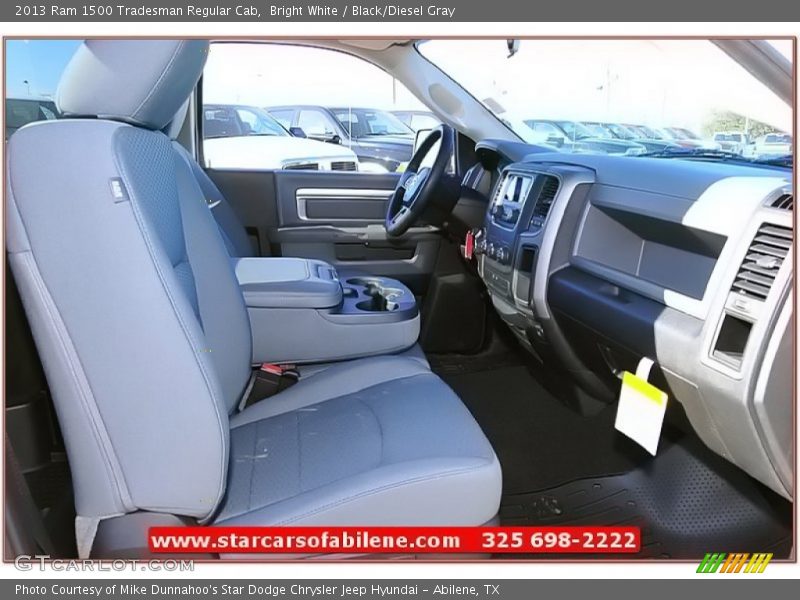 Bright White / Black/Diesel Gray 2013 Ram 1500 Tradesman Regular Cab