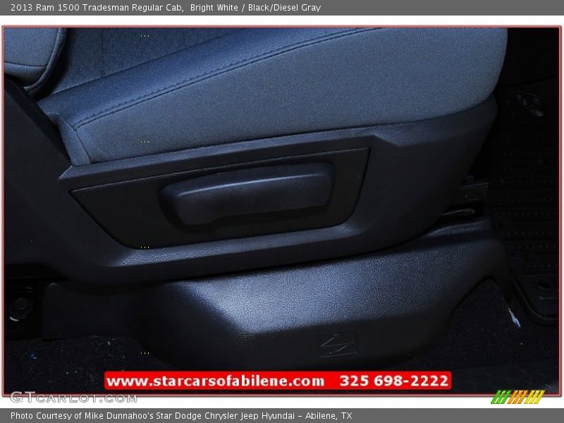 Bright White / Black/Diesel Gray 2013 Ram 1500 Tradesman Regular Cab