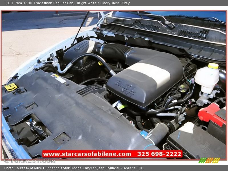 Bright White / Black/Diesel Gray 2013 Ram 1500 Tradesman Regular Cab