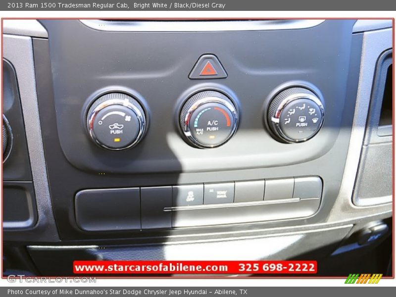 Bright White / Black/Diesel Gray 2013 Ram 1500 Tradesman Regular Cab