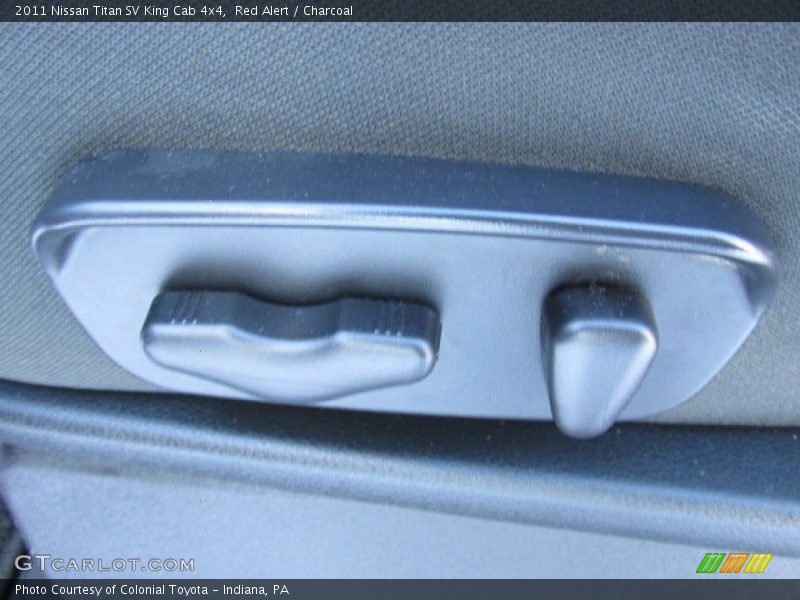 Red Alert / Charcoal 2011 Nissan Titan SV King Cab 4x4
