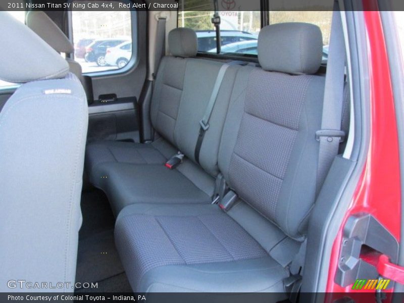 Red Alert / Charcoal 2011 Nissan Titan SV King Cab 4x4