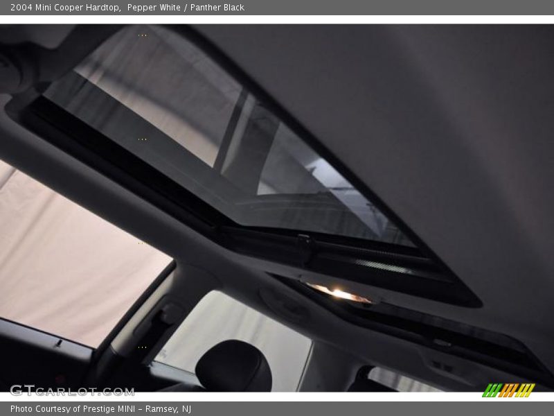 Pepper White / Panther Black 2004 Mini Cooper Hardtop