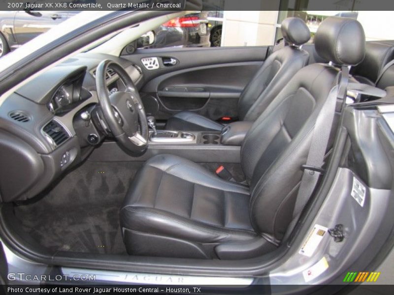 Quartz Metallic / Charcoal 2007 Jaguar XK XK8 Convertible