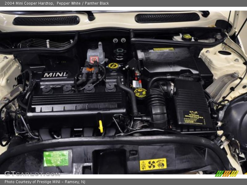 Pepper White / Panther Black 2004 Mini Cooper Hardtop