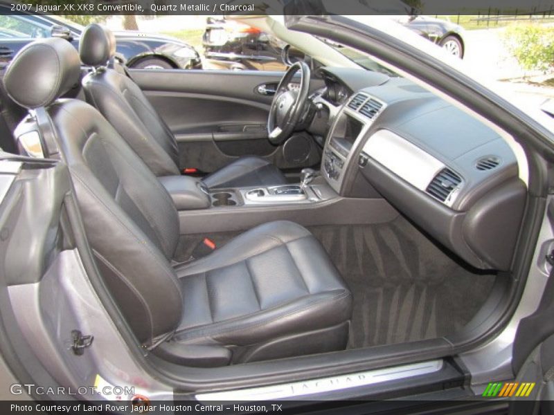 Quartz Metallic / Charcoal 2007 Jaguar XK XK8 Convertible