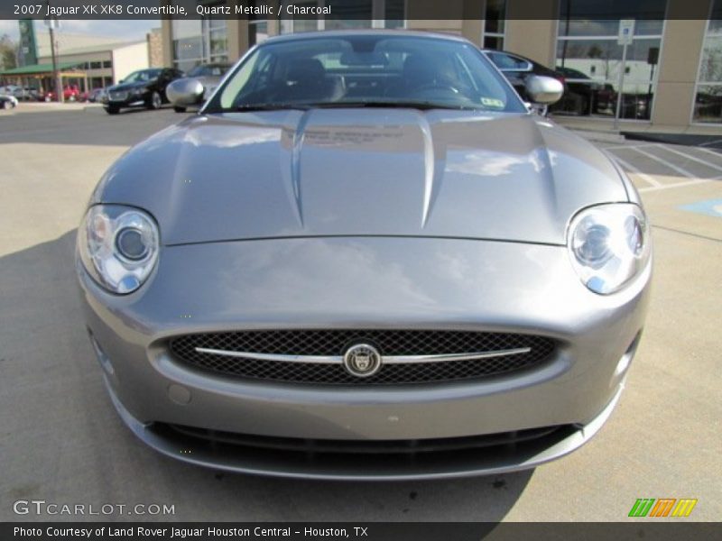Quartz Metallic / Charcoal 2007 Jaguar XK XK8 Convertible