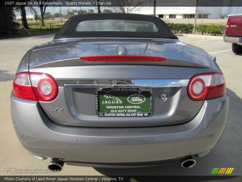 Quartz Metallic / Charcoal 2007 Jaguar XK XK8 Convertible