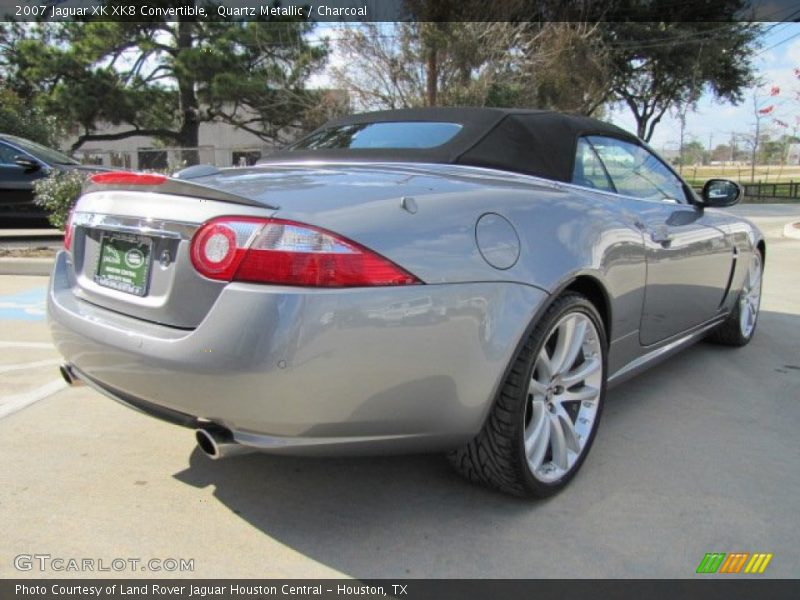 Quartz Metallic / Charcoal 2007 Jaguar XK XK8 Convertible
