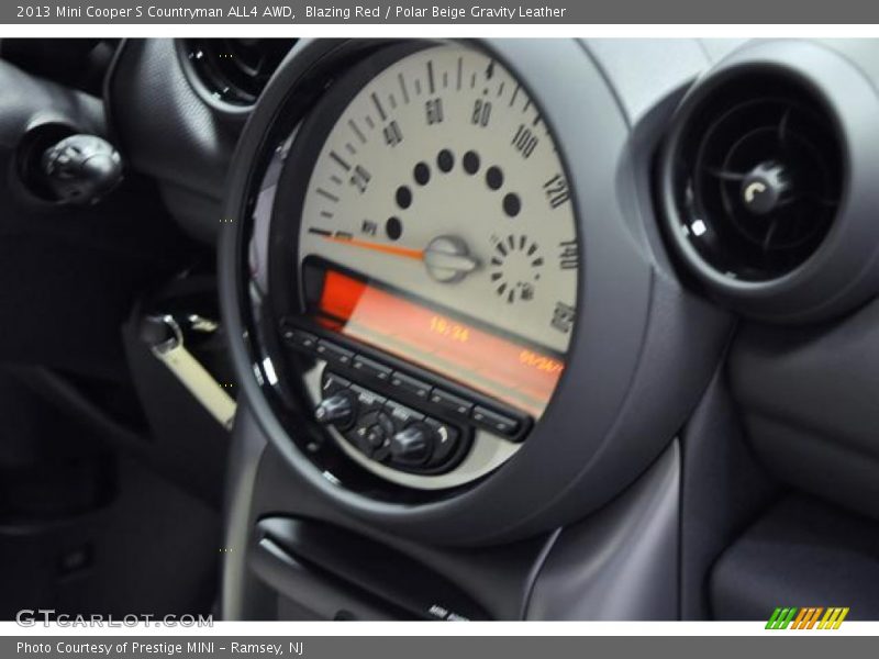 Blazing Red / Polar Beige Gravity Leather 2013 Mini Cooper S Countryman ALL4 AWD