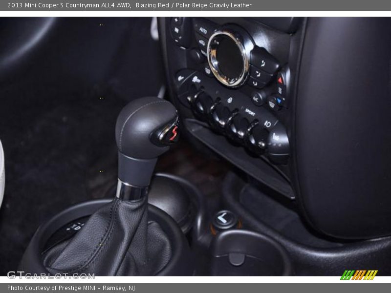 Blazing Red / Polar Beige Gravity Leather 2013 Mini Cooper S Countryman ALL4 AWD