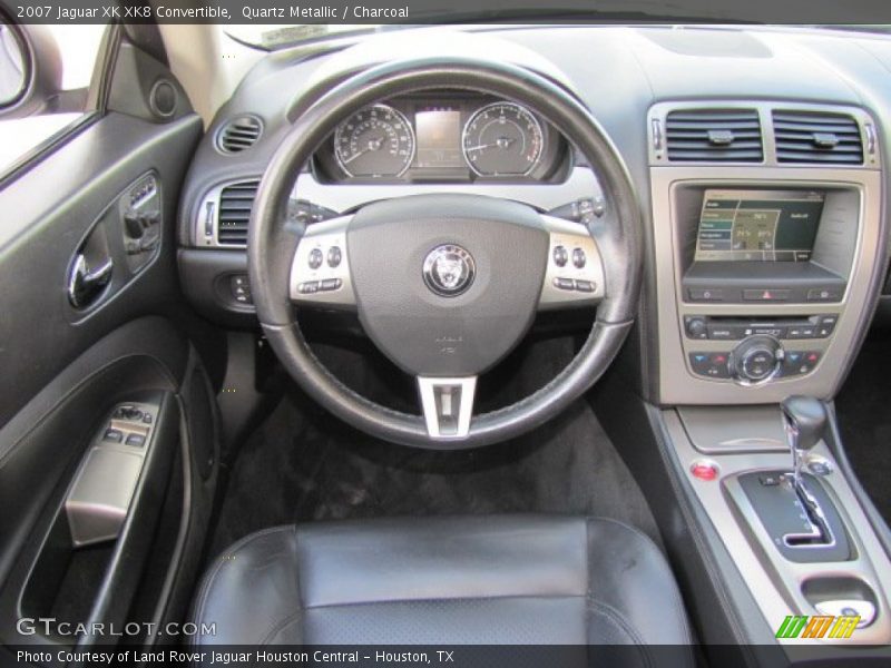 Quartz Metallic / Charcoal 2007 Jaguar XK XK8 Convertible