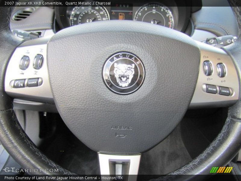 Quartz Metallic / Charcoal 2007 Jaguar XK XK8 Convertible