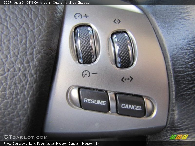 Quartz Metallic / Charcoal 2007 Jaguar XK XK8 Convertible