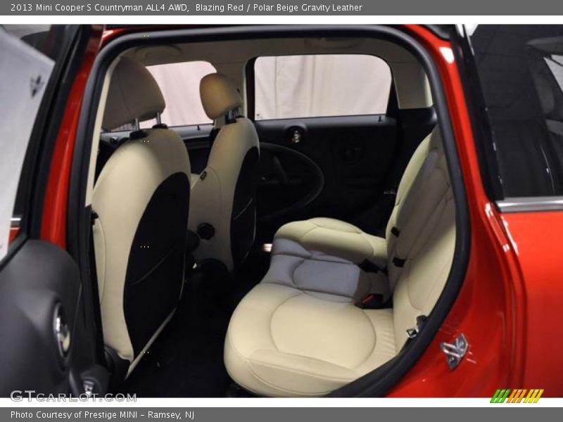 Blazing Red / Polar Beige Gravity Leather 2013 Mini Cooper S Countryman ALL4 AWD