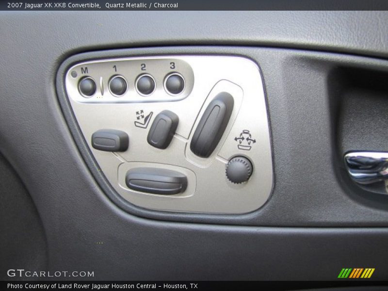 Quartz Metallic / Charcoal 2007 Jaguar XK XK8 Convertible