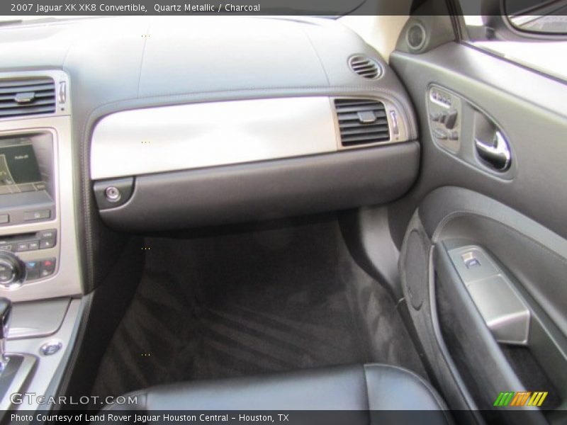 Quartz Metallic / Charcoal 2007 Jaguar XK XK8 Convertible