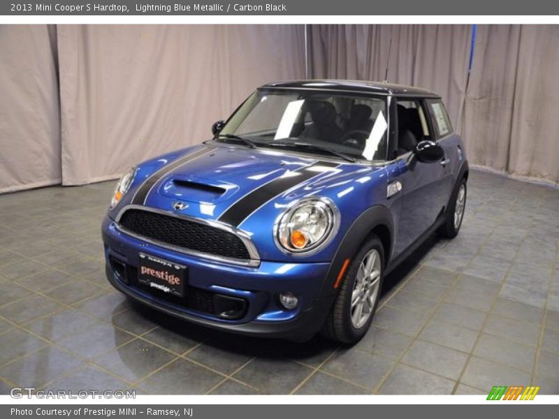 Lightning Blue Metallic / Carbon Black 2013 Mini Cooper S Hardtop