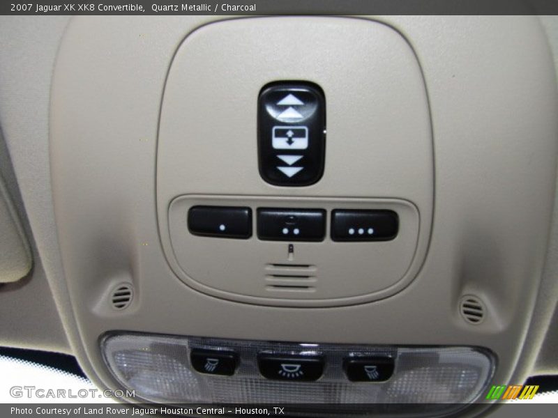 Quartz Metallic / Charcoal 2007 Jaguar XK XK8 Convertible