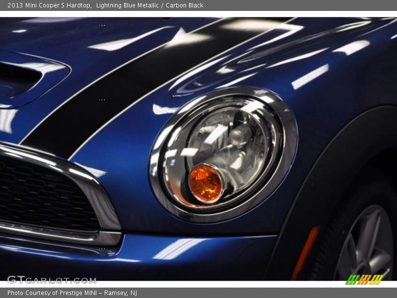 Lightning Blue Metallic / Carbon Black 2013 Mini Cooper S Hardtop