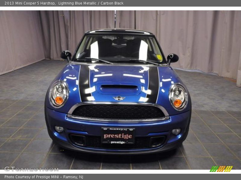 Lightning Blue Metallic / Carbon Black 2013 Mini Cooper S Hardtop