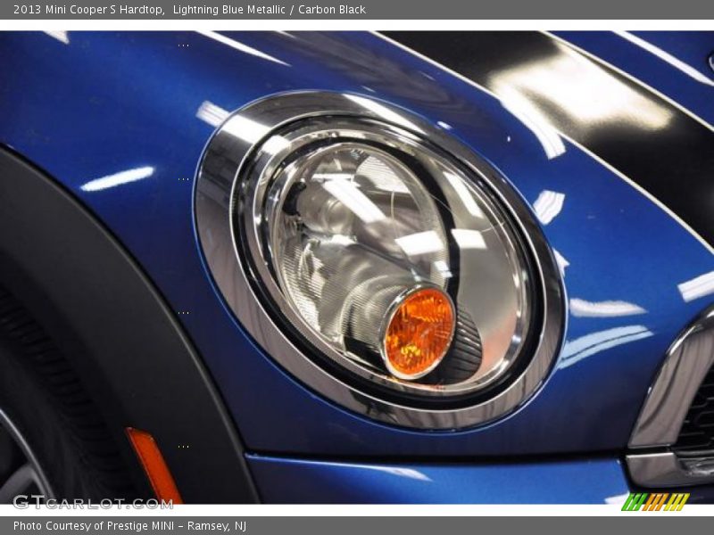 Lightning Blue Metallic / Carbon Black 2013 Mini Cooper S Hardtop