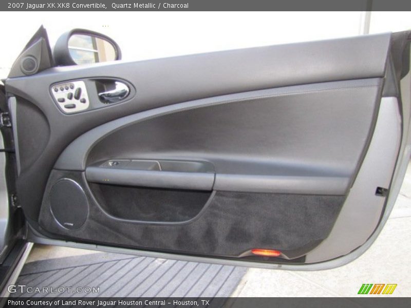 Quartz Metallic / Charcoal 2007 Jaguar XK XK8 Convertible