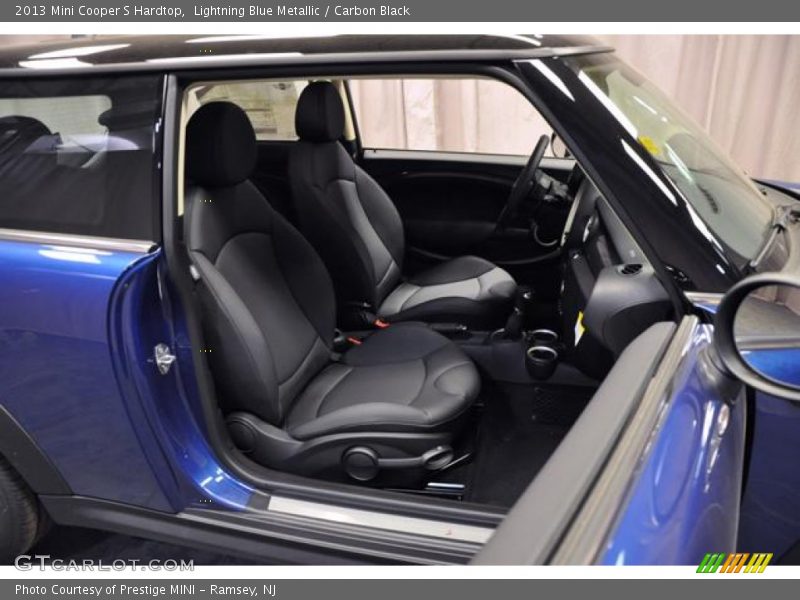 Lightning Blue Metallic / Carbon Black 2013 Mini Cooper S Hardtop