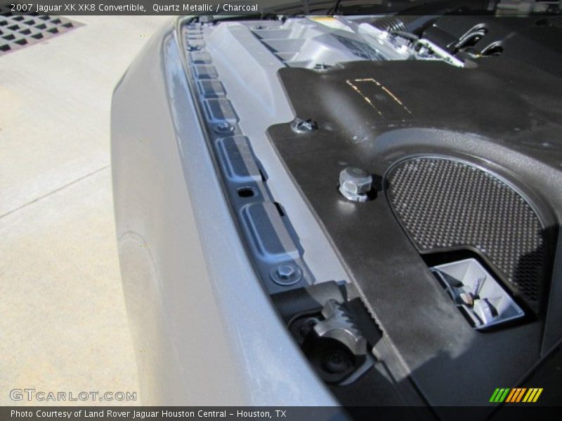Quartz Metallic / Charcoal 2007 Jaguar XK XK8 Convertible