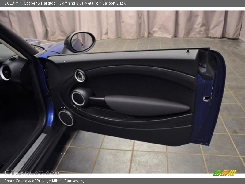 Lightning Blue Metallic / Carbon Black 2013 Mini Cooper S Hardtop