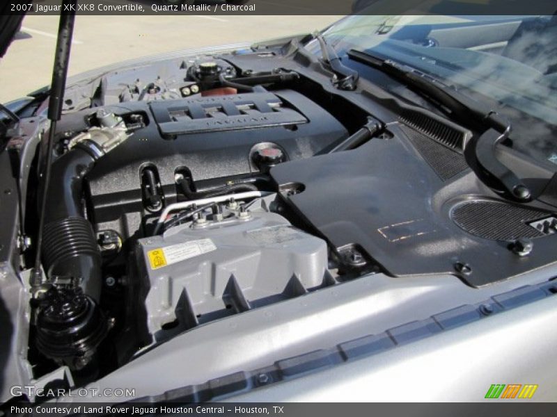 Quartz Metallic / Charcoal 2007 Jaguar XK XK8 Convertible