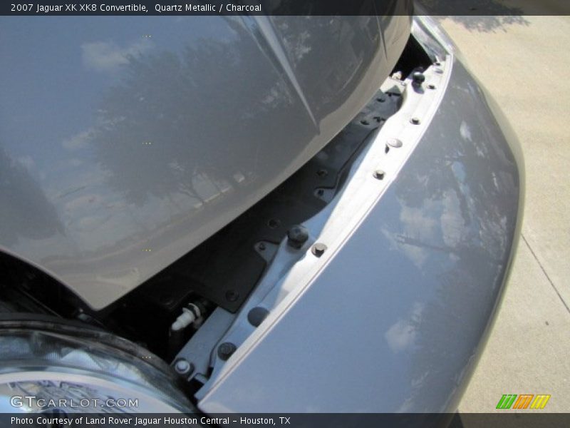 Quartz Metallic / Charcoal 2007 Jaguar XK XK8 Convertible