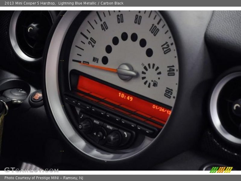Lightning Blue Metallic / Carbon Black 2013 Mini Cooper S Hardtop