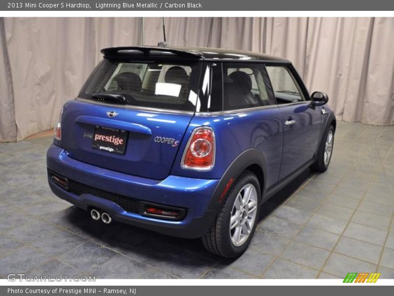 Lightning Blue Metallic / Carbon Black 2013 Mini Cooper S Hardtop