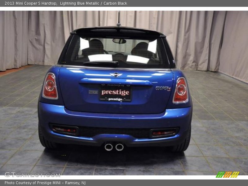 Lightning Blue Metallic / Carbon Black 2013 Mini Cooper S Hardtop