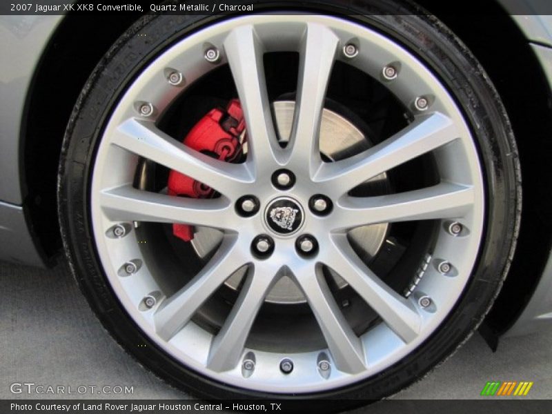 Quartz Metallic / Charcoal 2007 Jaguar XK XK8 Convertible