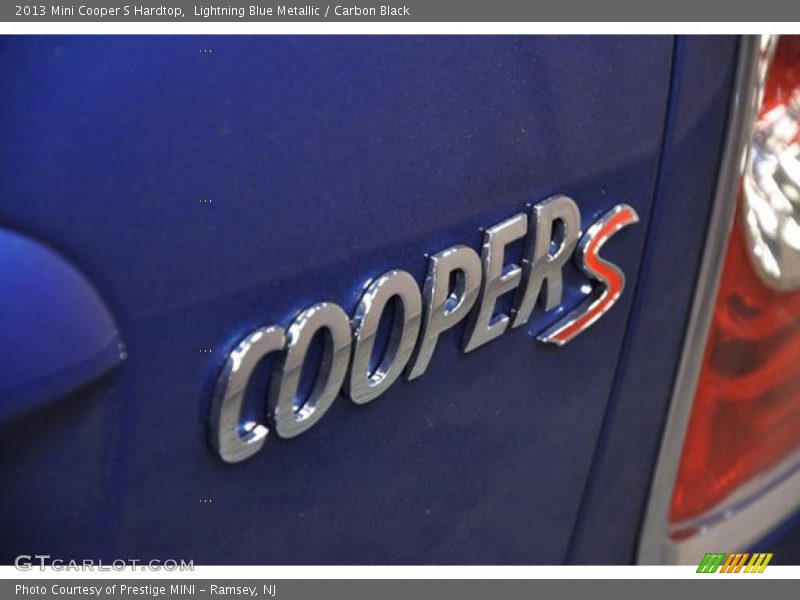 Lightning Blue Metallic / Carbon Black 2013 Mini Cooper S Hardtop