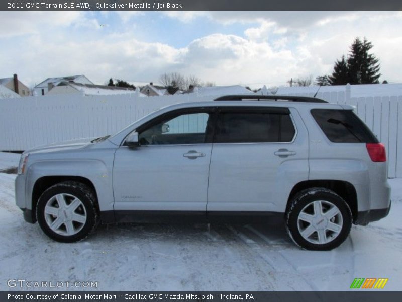 Quicksilver Metallic / Jet Black 2011 GMC Terrain SLE AWD