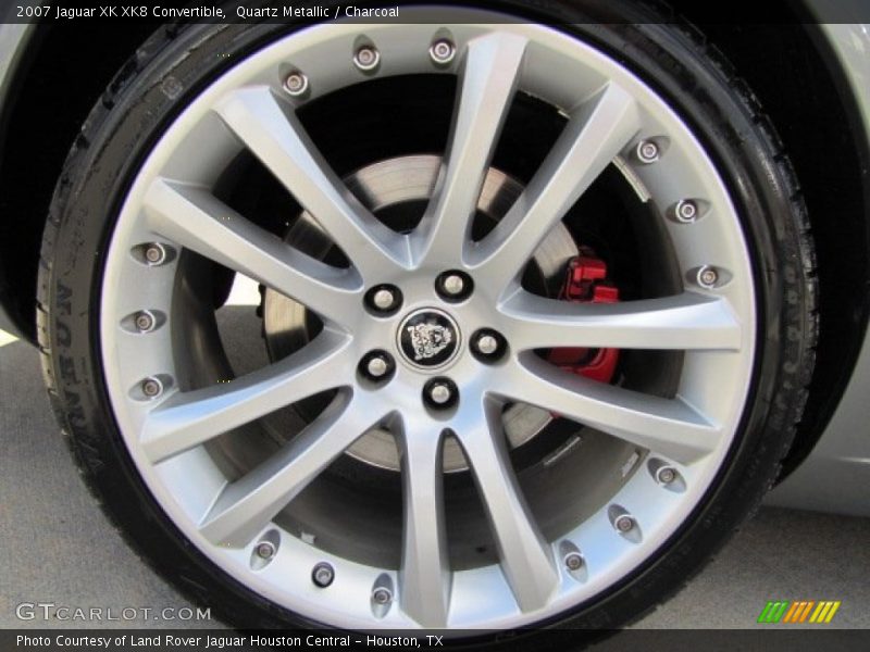 Quartz Metallic / Charcoal 2007 Jaguar XK XK8 Convertible