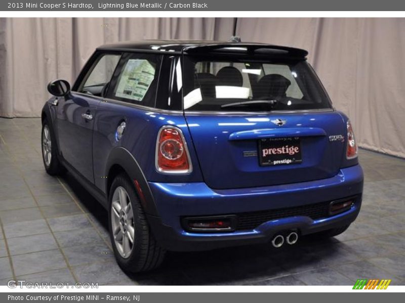 Lightning Blue Metallic / Carbon Black 2013 Mini Cooper S Hardtop