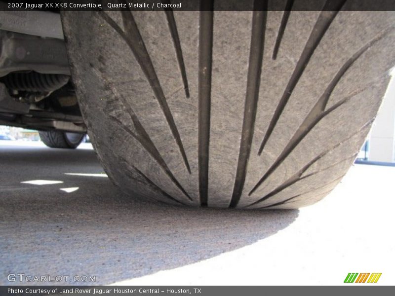 Quartz Metallic / Charcoal 2007 Jaguar XK XK8 Convertible