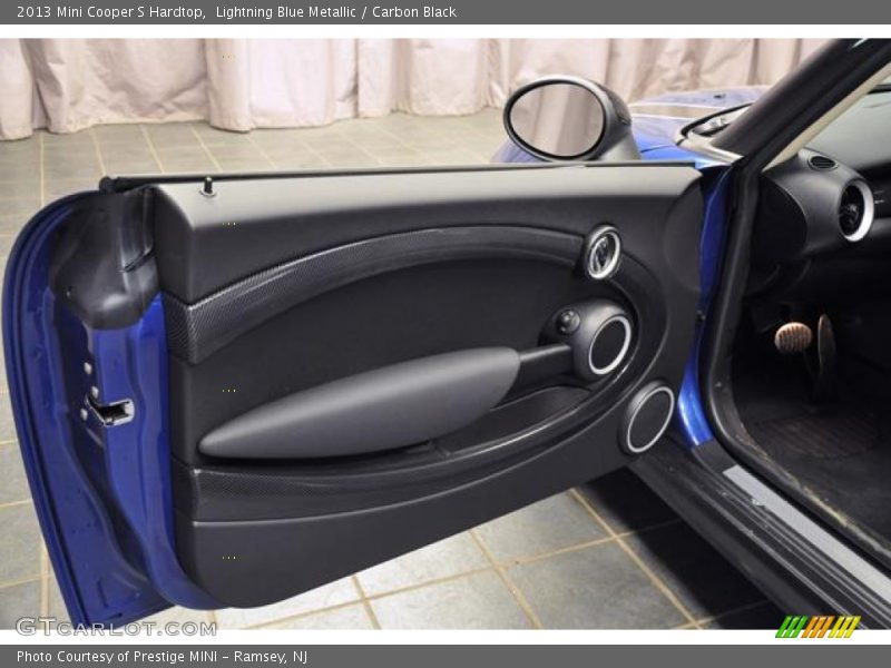 Lightning Blue Metallic / Carbon Black 2013 Mini Cooper S Hardtop