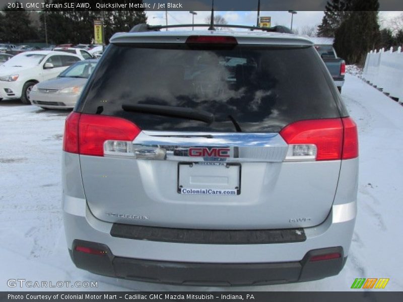 Quicksilver Metallic / Jet Black 2011 GMC Terrain SLE AWD