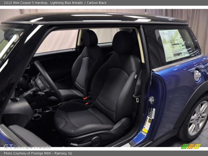 Lightning Blue Metallic / Carbon Black 2013 Mini Cooper S Hardtop