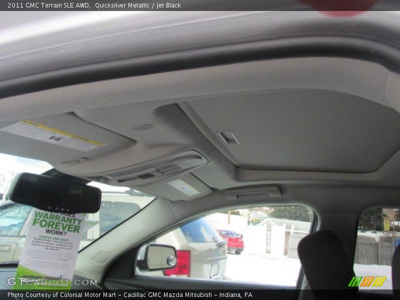 Quicksilver Metallic / Jet Black 2011 GMC Terrain SLE AWD