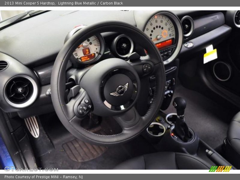 Lightning Blue Metallic / Carbon Black 2013 Mini Cooper S Hardtop