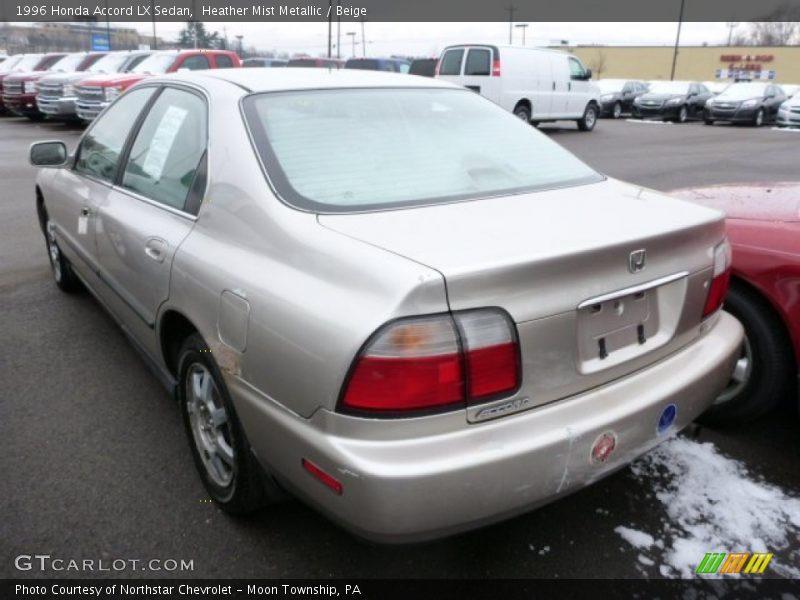 Heather Mist Metallic / Beige 1996 Honda Accord LX Sedan