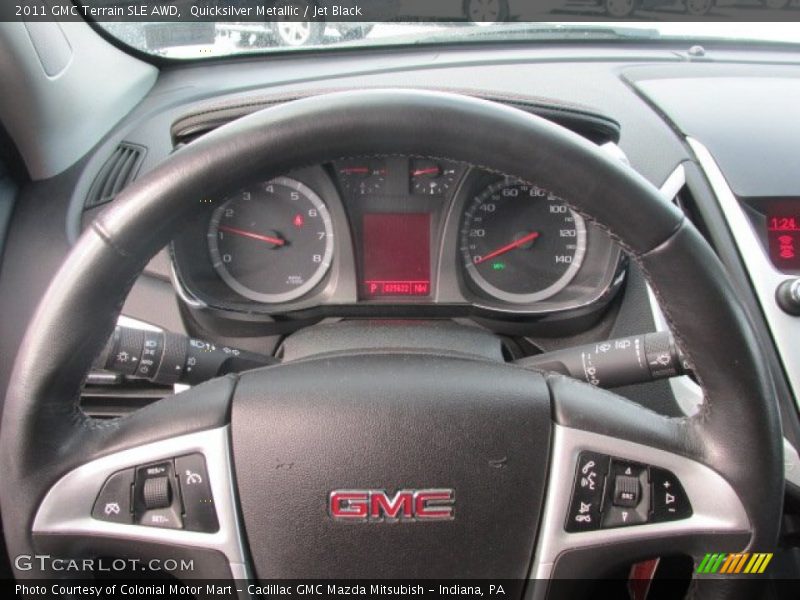 Quicksilver Metallic / Jet Black 2011 GMC Terrain SLE AWD
