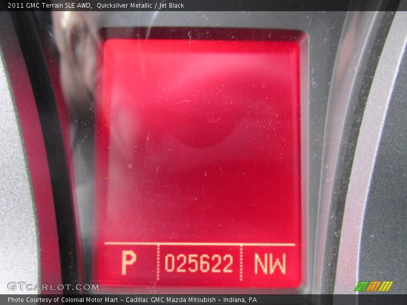 Quicksilver Metallic / Jet Black 2011 GMC Terrain SLE AWD