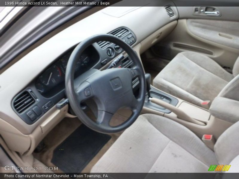 Heather Mist Metallic / Beige 1996 Honda Accord LX Sedan